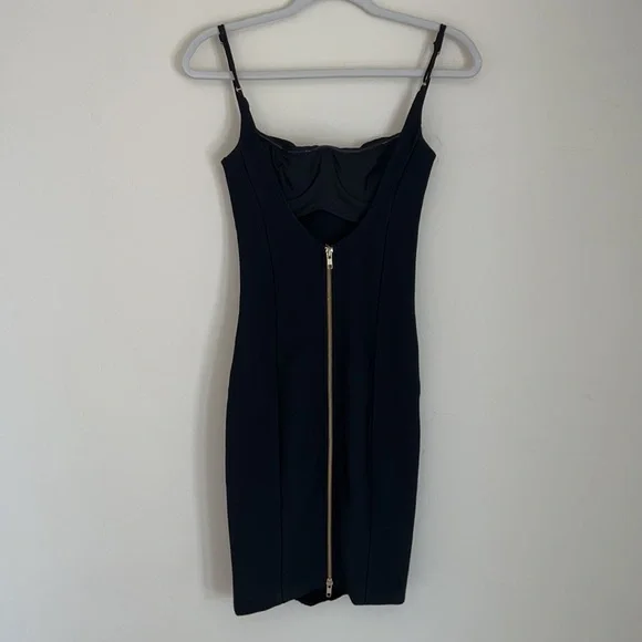Misha Collection Bodycon Black Midi Dress - Picture 2 of 6